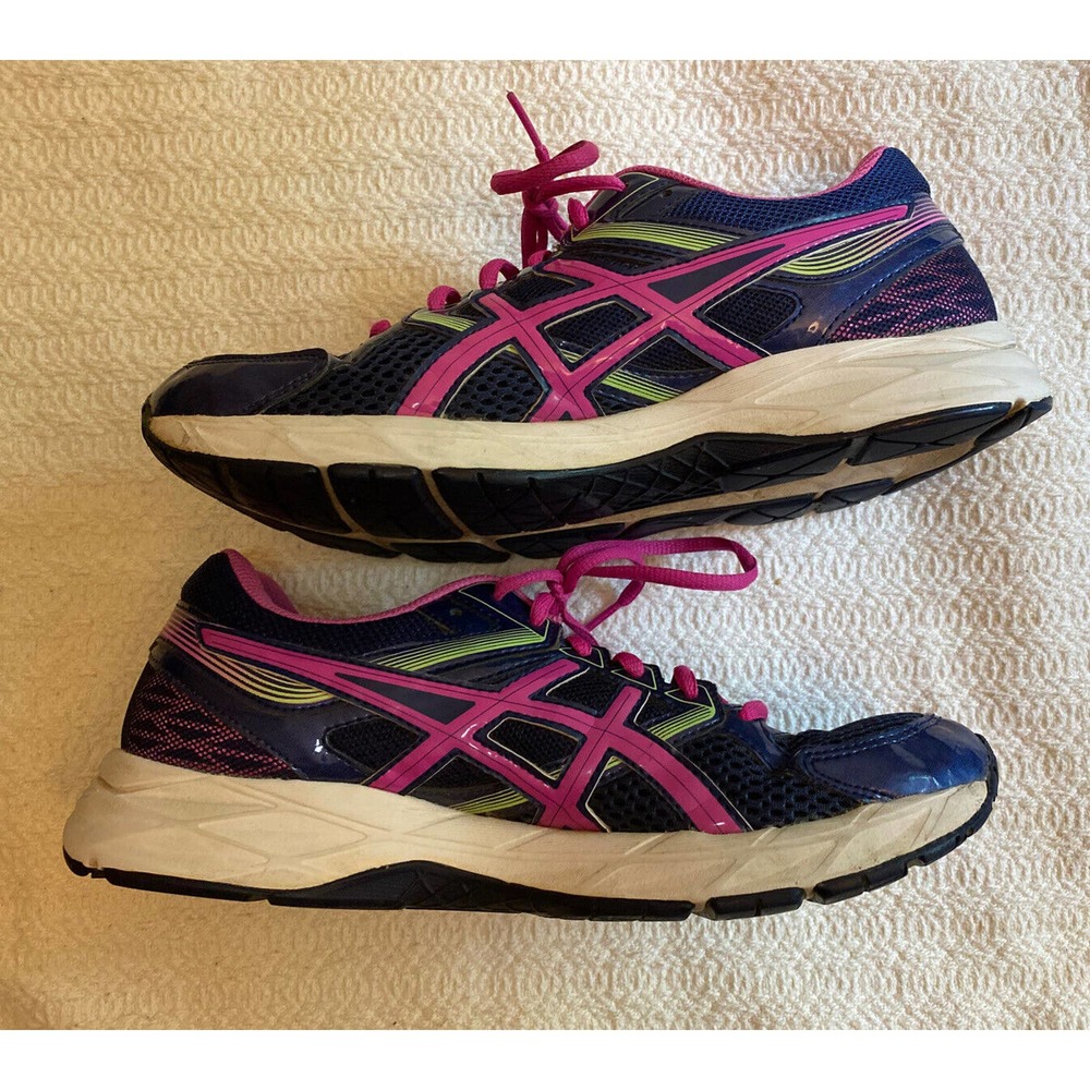 ASICS Gel Contend 3 Women's T5F9Q Athletic Running Shoes Size 9 blue pink green - Picture 5 of 5
